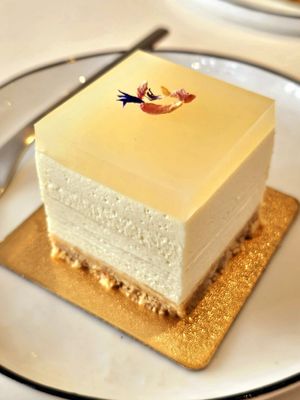 Yuzu tofu cheesecake at Soi & Co in Berlin