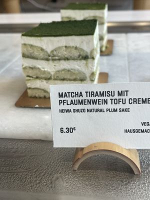Matcha tiramisu  at Soi & Co in Berlin
