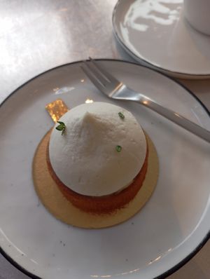 "Zitronentarte mit Citrus Tofu-Creme" at Soi & Co in Berlin