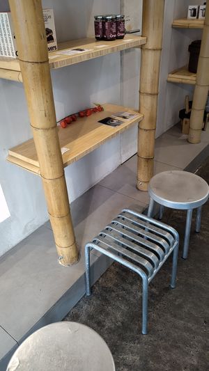 Minimalistic interior at Soi & Co in Berlin