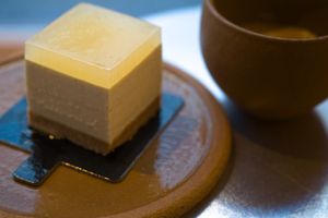 Yuzu cheesecake at Soi & Co in Berlin