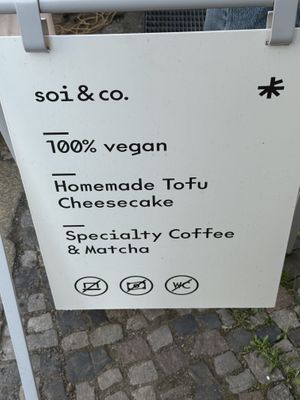 Tofu cheese cake  at Soi & Co in Berlin