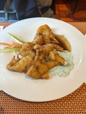 Ghobi (cauliflower) pakora  at InDheli in Bruehl
