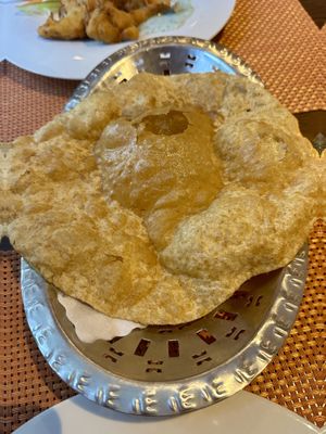 Puri bread  at InDheli in Bruehl