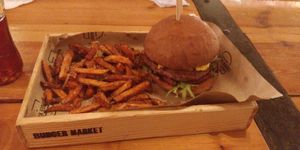 Beyond Burger + fries at Burger Market in Budapest