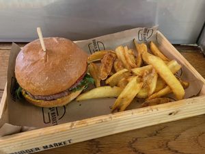   at Burger Market in Budapest