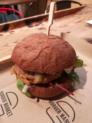 Middle East burger at Burger Market in Budapest