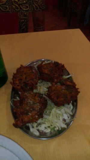 pakora at Mother India in Rome