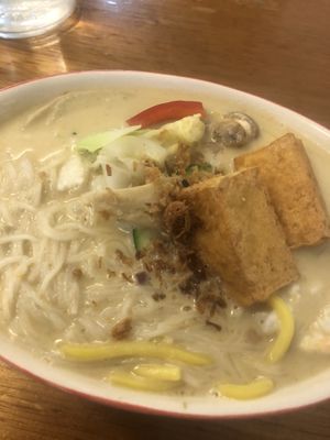 Laksa  at Madame K's Vegan- CBD in Melbourne