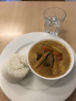 Red duck curry   at Madame K's Vegan- CBD in Melbourne