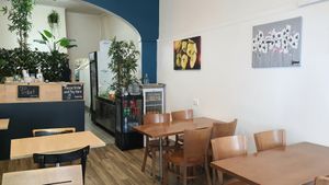 interior - seating at Madame K's Vegan- CBD in Melbourne