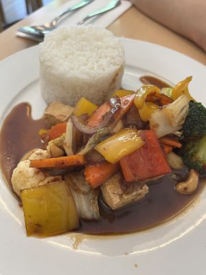 Tofu  at Madame K's Vegan- CBD in Melbourne