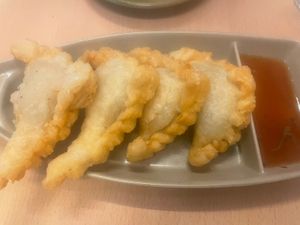 Curry puffs  at Madame K's Vegan- CBD in Melbourne
