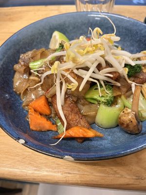 Pad Seew Pork  at Madame K's Vegan- CBD in Melbourne