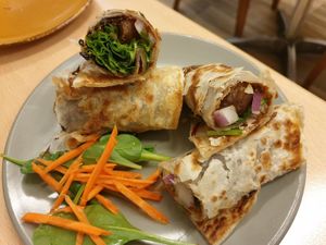 Lamb slider $12.90 at Madame K's Vegan- CBD in Melbourne