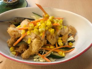 Prawn Salad at Madame K's Vegan- CBD in Melbourne