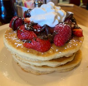 Nutella Pancakes at Marla Restaurant in San Antonio