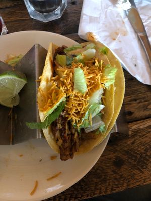 Jackfruit Taco cause I ate the other one 😂 at Red Lentil in Watertown