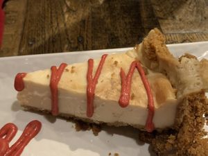 Cheesecake  at Red Lentil in Watertown