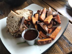 Tempeh Rueben   at Red Lentil in Watertown