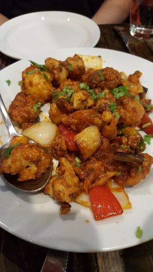 Gobi Manchurian at Red Lentil in Watertown
