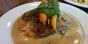 Chimichurri Seitan at Red Lentil in Watertown