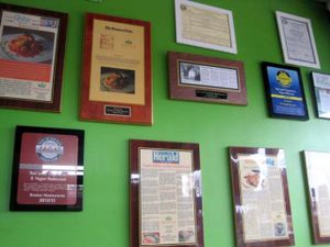 Wall of Fame at Red Lentil in Watertown