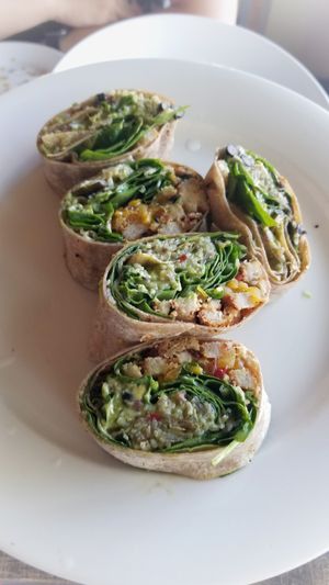 Southwestern wrap at Red Lentil in Watertown