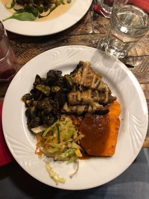 Jerk Tempeh  at Red Lentil in Watertown