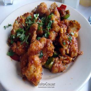 Gobi manchurian at Red Lentil in Watertown