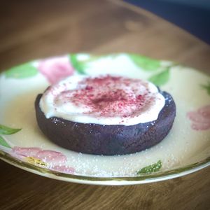 Chocolate dessert  at The Cardinal Herbs Teas and Spices in Honokaa