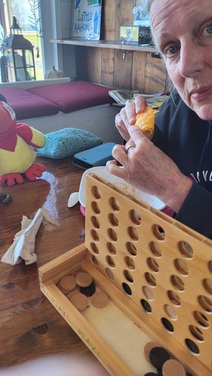 Games and great food at The Cardinal Herbs Teas and Spices in Honokaa