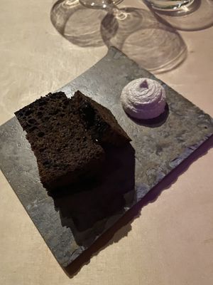 Rye Bread and sunflower seed(?) paste  at Villd in Helsinki