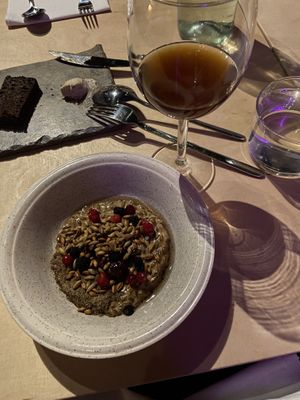 Fermented porridge  at Villd in Helsinki