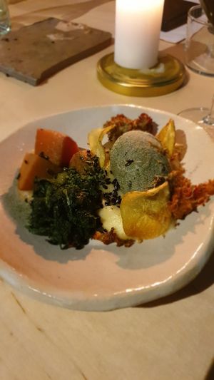 Main course (fourth) at Villd in Helsinki