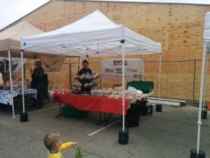 Sinfull Bakery, one of the vegan vendors at Farmers Market at Eastside at Farmer's Market in Houston