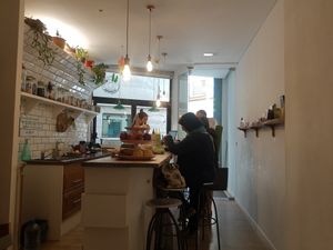 Inside at La Nòmada in Olot