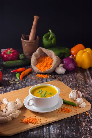 Lentil Soup at Taste of India in Hasselt