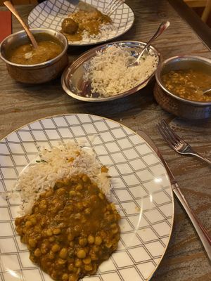Vegan lentil dhal  at Taste of India in Hasselt