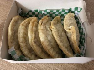 Caja de empanadas  at Vegan For The Animals Food in Bogota