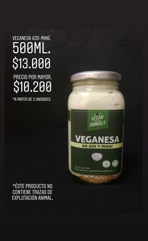 Veganesa
Veganaise at Vegan For The Animals Food in Bogota