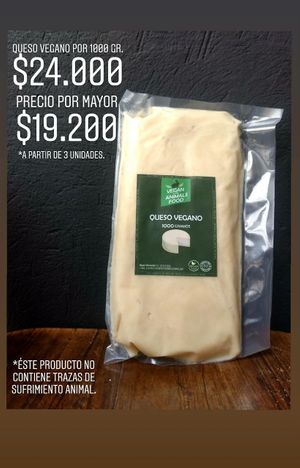 Queso Vegano
Vegan Cheese at Vegan For The Animals Food in Bogota
