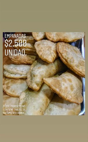Empanadas at Vegan For The Animals Food in Bogota