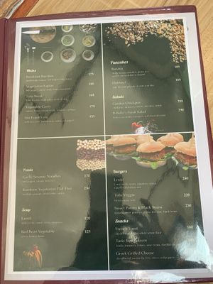 Menu as at 21 Nov 2019  at B-Belle's Vegetarian Cuisine in El Nido