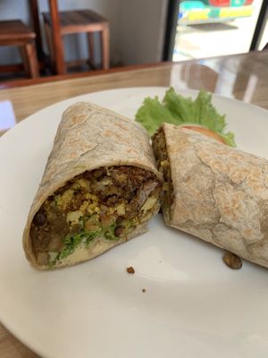 Breakfast burrito  at B-Belle's Vegetarian Cuisine in El Nido