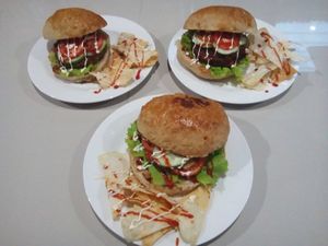 Lentil Burger at B-Belle's Vegetarian Cuisine in El Nido