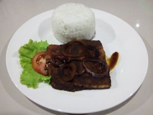 Tofu Steak at B-Belle's Vegetarian Cuisine in El Nido