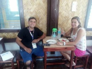 😇😇😇 at B-Belle's Vegetarian Cuisine in El Nido