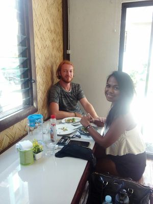 😇😇😇 at B-Belle's Vegetarian Cuisine in El Nido