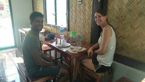 😇😇😇 at B-Belle's Vegetarian Cuisine in El Nido